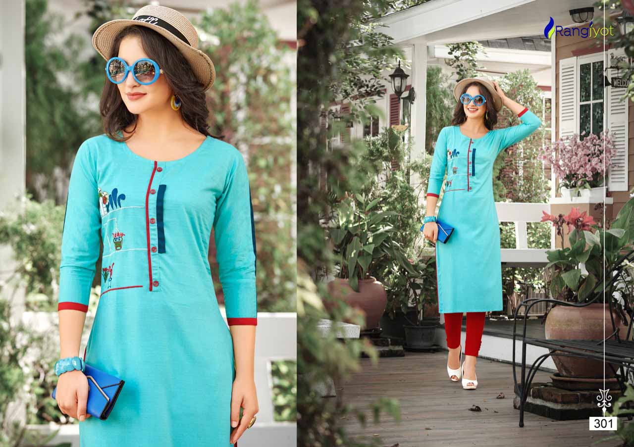 Ishita Vol-3 Rangjyot Combo Print Work Kurti Sets Ishita Vol-3 Rangjyot Combo Print Work Kurti Sets